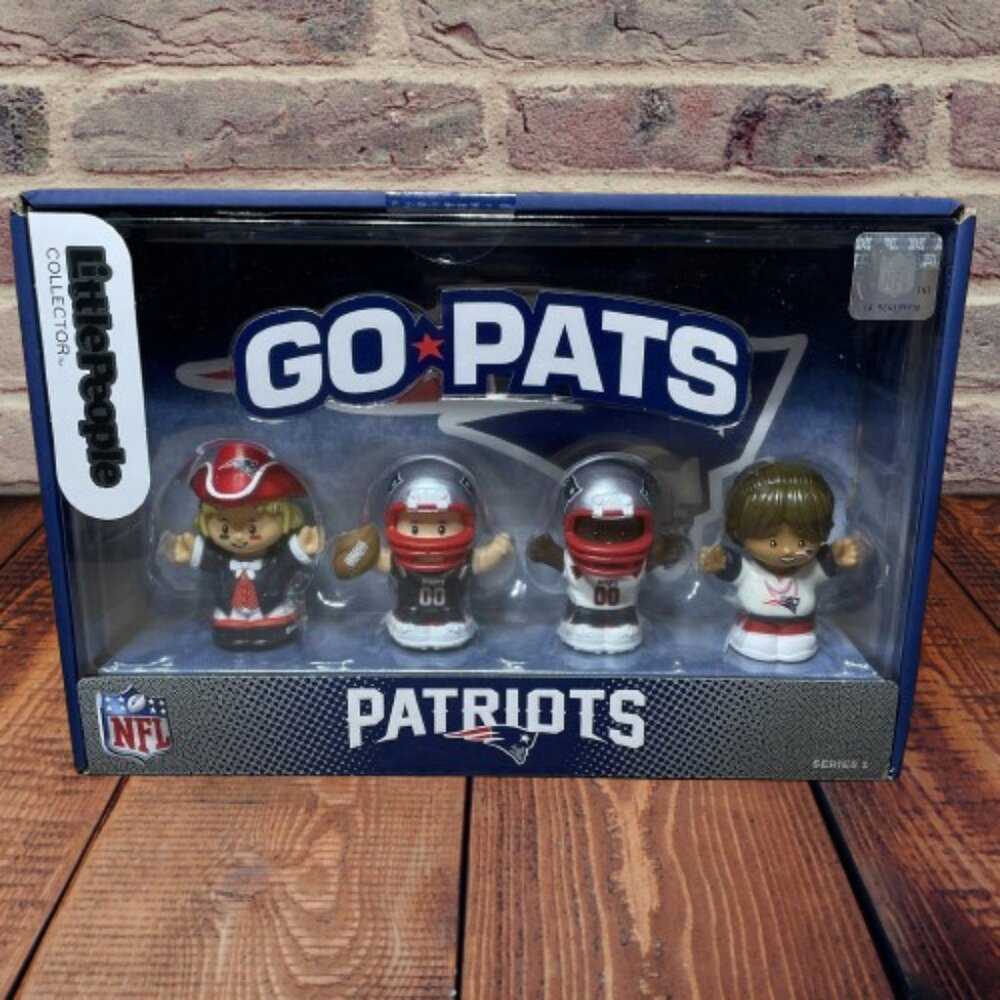 Little People Collector New England Patriots NFL Set Pats Football New NIB